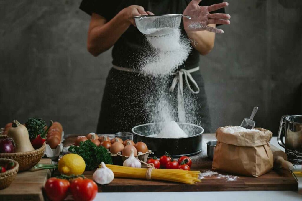 Making Pasta Primavera: